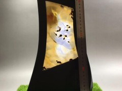 老舍先生出題，齊白石作畫，他用一塊石頭這