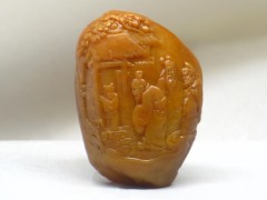 關于壽山石手把件的雕刻藝術