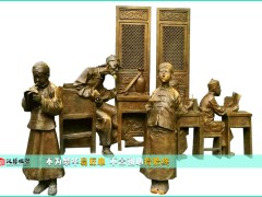 校園主題雕塑，校園文化建設是素質改革的一部分