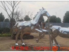 【不銹鋼抽象動物切面馬雕塑】產品特點